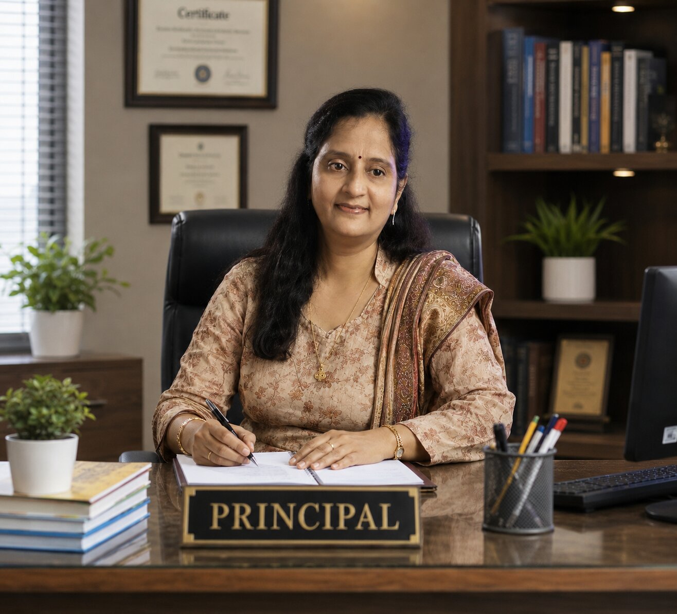 Bhavana Maheshwari, Principal of Gandhi Public School